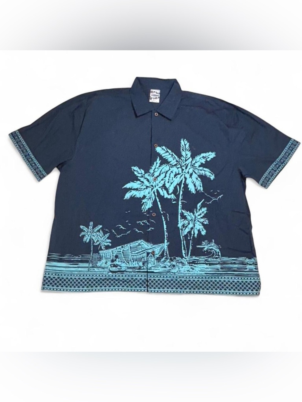 Disney Tiki Kingdom Mickey Hawaiian Shirt XXL NWT